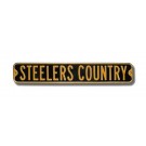 Steel Street Sign:  "STEELERS COUNTRY"
