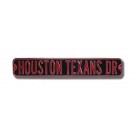 Steel Street Sign: "HOUSTON TEXANS DR"