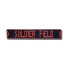 Steel Street Sign: "SOLDIER FIELD"