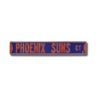 Steel Street Sign: "PHOENIX SUNS CT"