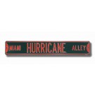 Steel Street Sign: "MIAMI HURRICANE ALLEY"