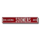 Steel Street Sign: "OKLAHOMA SOONERS AVE"