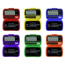 Ultrak Electronic Pedometers (Set of 6 Rainbow Colors)