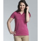 Women's Heathered Wicking Polo Shirt from Charles River Apparel