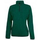 Women's Heathered Fleece Pullover Jacket from Charles River Apparel
