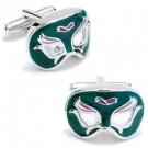 Mardi Gras Venetian Mask Cuff Links - 1 Pair