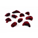 Groperz Advanced Hand Holds for Climbing Wall - Set of 10 Red from Everlast Climbing
