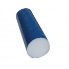 CanDo Blue TufCoat Open Cell Extra Firm 4" x 12" Washable Foam Roller - Round