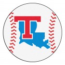 27" Round Louisiana Tech Bulldogs Baseball Mat