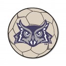 27" Round Rice Owls Soccer Mat