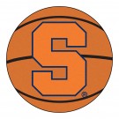 27" Round Syracuse Orange (Orangemen) Basketball Mat