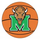 27" Round Marshall Thundering Herd Basketball Mat