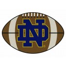 Notre Dame Fighting Irish 22" x 35" Football Mat (with "ND")