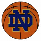 Notre Dame Fighting Irish 27" Round Basketball Mat (with "ND")