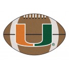 Miami Hurricanes 22" x 35" Football Mat