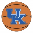 27" Round Kentucky Wildcats Basketball Mat (with "UK")