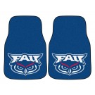 Florida Atlantic Owls 17" x 27" Carpet Auto Floor Mat (Set of 2 Car Mats)