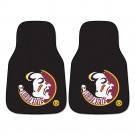 Florida State Seminoles 17" x 27" Carpet Auto Floor Mat (Set of 2 Car Mats)