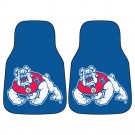 Fresno State Bulldogs 17" x 27" Carpet Auto Floor Mat (Set of 2 Car Mats)