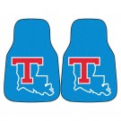 Louisiana Tech Bulldogs 17" x 27" Carpet Auto Floor Mat (Set of 2 Car Mats)