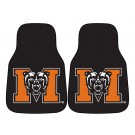 Mercer (Atlanta) Bears 17" x 27" Carpet Auto Floor Mat (Set of 2 Car Mats)