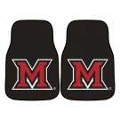 Miami (Ohio) RedHawks 27" x 18" Auto Floor Mat (Set of 2 Car Mats)