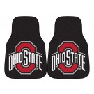 Ohio State Buckeyes 17" x 27" Carpet Auto Floor Mat (Set of 2 Car Mats)