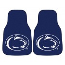 Penn State Nittany Lions 17" x 27" Carpet Auto Floor Mat (Set of 2 Car Mats)