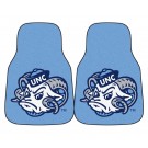 North Carolina Tar Heels 17" x 27" Carpet Auto Floor Mat (Set of 2 Car Mats)