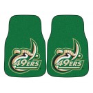 North Carolina (Charlotte) 49ers 17" x 27" Carpet Auto Floor Mat (Set of 2 Car Mats)