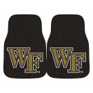 Wake Forest Demon Deacons 17" x 27" Carpet Auto Floor Mat (Set of 2 Car Mats)