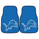 Detroit Lions 17" x 27" Carpet Auto Floor Mat (Set of 2 Car Mats)