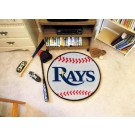 27" Round Tampa Bay Rays Baseball Mat