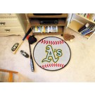 27" Round Oakland Athletics Baseball Mat