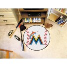 29" Round Miami Marlins Baseball Mat