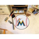 29" Round Miami Marlins Baseball Mat