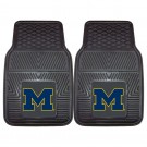 Michigan Wolverines 17" x 27" Heavy Duty 2-Piece Vinyl Car Mat Set