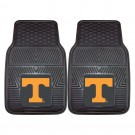 Tennessee Volunteers 17" x 27" Heavy Duty 2-Piece Vinyl Car Mat Set