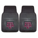 Texas A & M Aggies 17" x 27" Heavy Duty 2-Piece Vinyl Car Mat Set