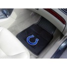 Indianapolis Colts 17" x 27" Heavy Duty 2-Piece Vinyl Car Mat Set