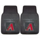 Arizona Diamondbacks 17" x 27" Heavy Duty 2-Piece Vinyl Car Mat Set