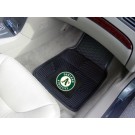 Oakland Athletics 17" x 27" Heavy Duty 2-Piece Vinyl Car Mat Set