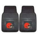 Cleveland Browns 17" x 27" Heavy Duty 2-Piece Vinyl Car Mat Set