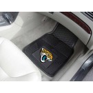 Jacksonville Jaguars 17" x 27" Heavy Duty 2-Piece Vinyl Car Mat Set