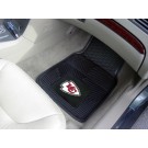 Kansas City Chiefs 17" x 27" Heavy Duty 2-Piece Vinyl Car Mat Set