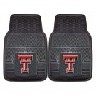 Texas Tech Red Raiders 17" x 27" Heavy Duty 2-Piece Vinyl Car Mat Set