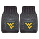 West Virginia Mountaineers 17" x 27" Heavy Duty 2-Piece Vinyl Car Mat Set