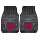 Indiana Hoosiers 17" x 27" Heavy Duty 2-Piece Vinyl Car Mat Set