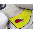 Miami Heat 18" x 27" Auto Floor Mat (Set of 2 Car Mats - Yellow)