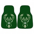 Milwaukee Bucks 18" x 27" Auto Floor Mat (Set of 2 Car Mats)